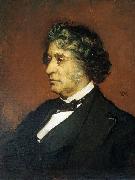 William Morris Hunt Portrait of Charles Sumner oil painting